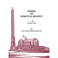 Words of Spiritual Benefit Volume 1 - Paperback