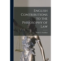 English Contributions to the Philosophy of Law - Paperback
