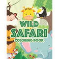 Wild Safari Coloring Book: Designs Of Savannah Animals To Color, Kids Coloring Activity Journal Of Wild Animals - Paperback