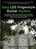 Easy LDS Fingerstyle Guitar Hymns - Paperback