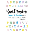 Knotmonsters: Letters & Numbers edition: 40+ Amigurumi Crochet Patterns - Paperback