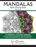 Mandalas: Adult Coloring Book, Volume 2 - Paperback