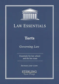 Torts, Law Essentials: Governing Law for Law School and Bar Exam Prep - Paperback
