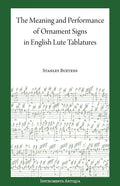 The Meaning and Performance of Ornaments in Lute Tablature - Paperback