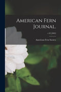 American Fern Journal.; v.92 (2002) - Paperback