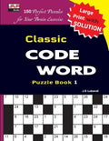 Classic CODE WORD Puzzle Book - Paperback