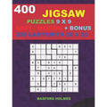 400 JIGSAW puzzles 9 x 9 EASY - MEDIUM + BONUS 250 LABYRINTH 20 x 20: Sudoku Easy - Medium levels and Maze puzzles very hard level - Paperback