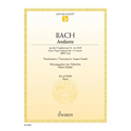 Andante from Organ Sonata No. 4 E Minor Bwv 528 for Piano - Paperback