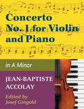 Accolay, J.B. - Concerto No. 1 in a minor for Violin - Arranged by Josef Gingold - International - Paperback