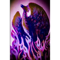 Purple Fire Phoenix Rise - Paperback