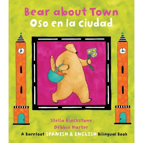 Bear about Town (Bilingual Spanish & English) - Paperback