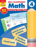 Skill Sharpeners: Math, Grade 4 Workbook - Paperback
