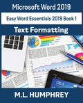 Word 2019 Text Formatting - Paperback
