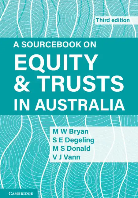 A Sourcebook on Equity and Trusts in Australia - Paperback
