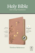 NLT Thinline Reference Bible, Filament Enabled Edition (Red Letter, Leatherlike, Pink, Indexed) - Imitation Leather