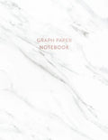 Graph Paper Notebook: Soft White Marble - 8.5 x 11 - 5 x 5 Squares per inch - 100 Quad Ruled Pages - Cute Graph Paper Composition Notebook f - Paperback
