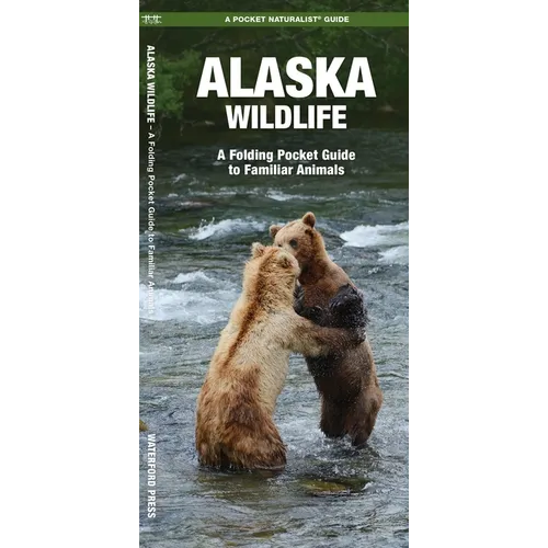 Alaska Wildlife: A Folding Pocket Guide to Familiar Animals