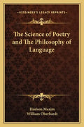 The Science of Poetry and the Philosophy of Language - Paperback