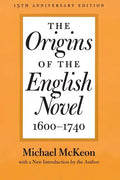 The Origins of the English Novel, 1600-1740 - Paperback