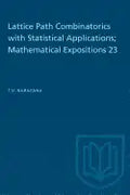 Lattice Path Combinatorics with Statistical Applications; Mathematical Expositions 23 - Paperback