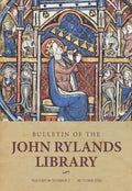 Bulletin of the John Rylands Library 96/2 - Paperback