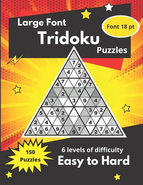 Tridoku Puzzles: Triangular-Sudoku Puzzles for adults and seniors - Paperback
