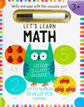 Let's Learn: First Math Skills: (Early Math Skills, Number Writing Workbook, Addition and Subtraction, Kids' Counting Books, Pen Control, Write and Wi - Hardcover