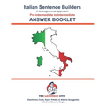 Italian Sentence Builders - Pre-intermediate to Intermediate - ANSWER BOOKLET - Paperback