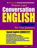 Preston Lee's Conversation English For Thai Speakers Lesson 1 - 20 - Paperback