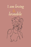 I am loving & loveable affirming bullet (dot) journal: affirmation, african american women inspired self care bullet journal - Paperback