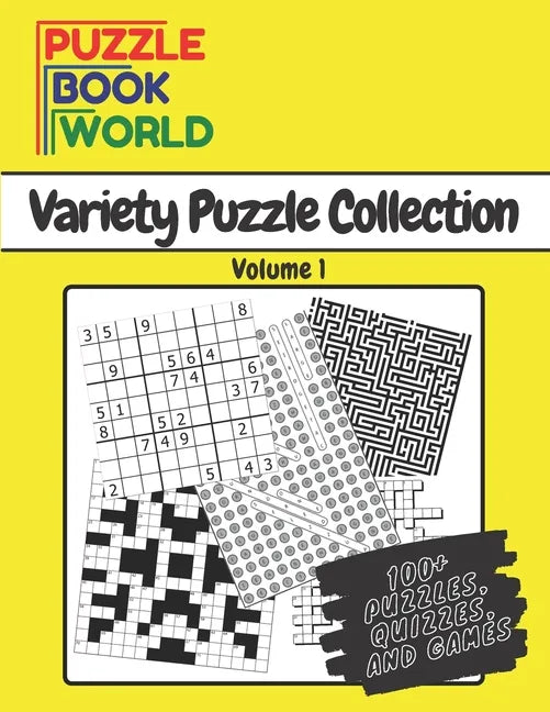 Puzzle Book World: Variety Puzzle Collection - Volume 1 - Paperback