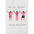 Her Story Her Voice Women's History Month - Paperback