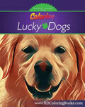 Coloring Lucky Dogs: Adult Coloring Book - Paperback