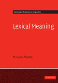 Lexical Meaning - Paperback