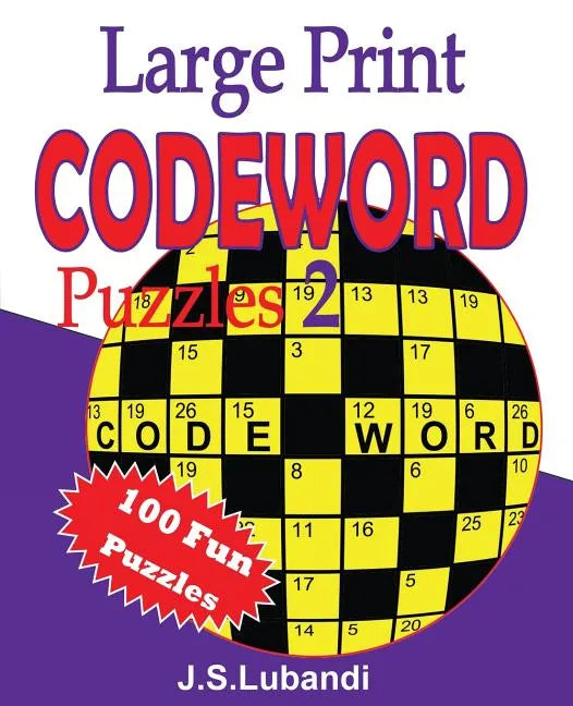 Large Print Codeword Puzzles 2 - Paperback