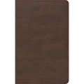 KJV Single-Column Compact Bible, Brown Leathertouch - Imitation Leather