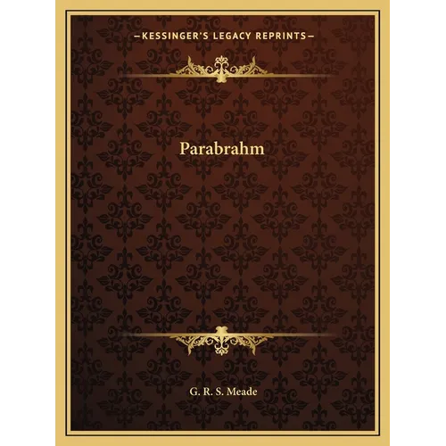 Parabrahm - Paperback