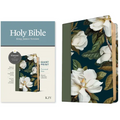 KJV Personal Size Giant Print Bible, Filament Enabled (Leatherlike, Magnolia Sage Green, Red Letter) - Imitation Leather