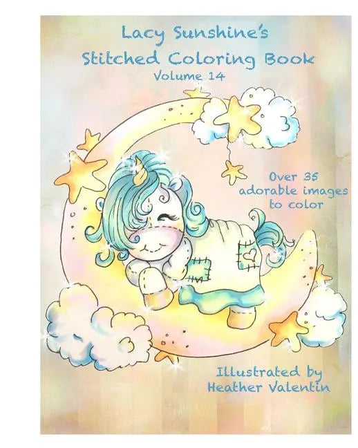 Lacy Sunshine's Stitched Coloring Book Volume 14 - Paperback