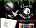 SKY and HIS WOODEN SPOON COLORING BOOK: A children's fantasy dream coloring book about magic, adventure and the fearless imagination of a little boy - Paperback