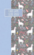 Card Game Score Book: For Tracking Your Favorite Games - Unicorns - Paperback
