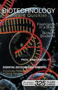 Biotechnology Flashcard Quicklet: Flashcards in a Book for Biotechnology Students - Paperback