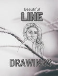 Beautiful Line Drawings: Collection of Line Drawings on every other page, 50 Pictures in total. - Paperback