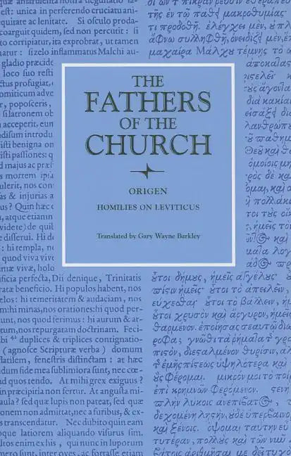 Homilies on Leviticus, 1-16 - Paperback