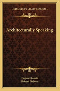Architecturally Speaking - Paperback