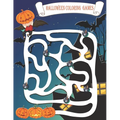 Halloween Coloring Games: A Collection Activity of Scary Fun for happy Halloween Coloring Book for Kids: Large 8,5 x 11 inch pages - Paperback