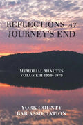 Reflections at Journey's End: Memorial Minutes Volume Ii 1950-1979 - Paperback