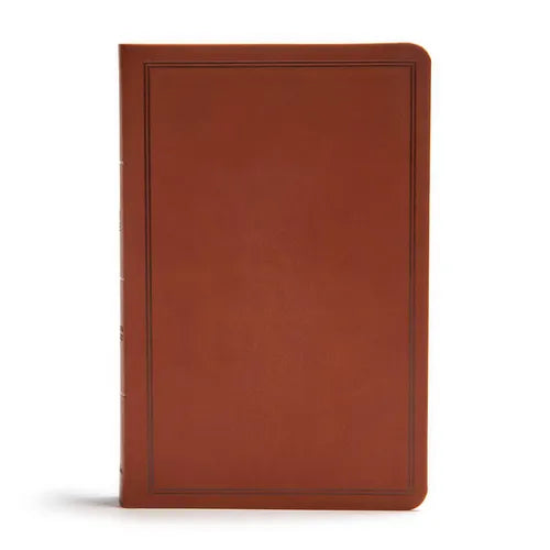 CSB Deluxe Gift Bible, Brown Leathertouch - Imitation Leather