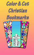Color & Cut Christian Bookmarks: Art Therapy For Adults Stress Relieving Mandala Design Reduce Anxiety Color, Cut and Laminate Birthday/Christmas/Anyt - Paperback