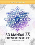 50 Mandalas for Stress-Relief (Volume 3) Adult Coloring Book: Beautiful Mandalas for Stress Relief and Relaxation - Paperback